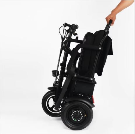 "Folding Electric Scooter for Adults – Light, Portable 3-Wheel Foldable Mobility Scooter, Kick Moped, Handicapped E-Scooter for Easy Travel, Electric Tricycle for Sale – Convenient and Compact Personal Transportation"