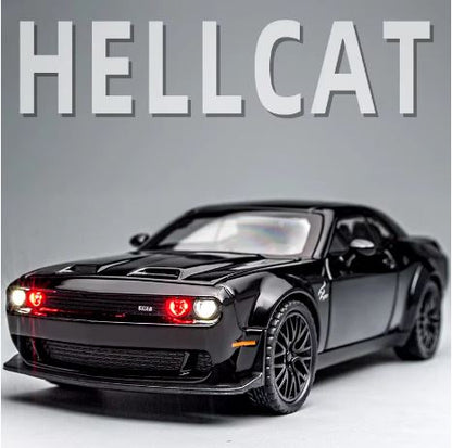 "High-Detail Alloy Sports Car Model Toy for Teenagers (7-14 Years) – Sleek Black, Red, and Gray Design, Durable Alloy Construction, Perfect for Display and Play, Comes in Color Box Packaging"