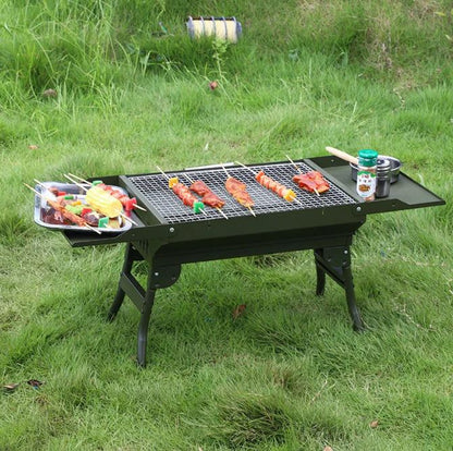 "Portable Installation-Free Integrated Barbecue Grill: Compact, Easy-to-Use Design for Outdoor Cooking, Perfect for Camping, Picnics, and Backyard Gatherings - Effortless Setup and Grilling Anywhere!"